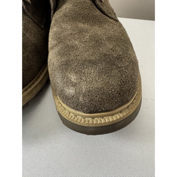 Mens Sorel Chukka Boots 10.5 Green Brown Suede Rugged Outdoors Transitional Gorp - Picture 5 of 16